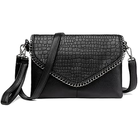 Crossbody Bags for Women Small Clutch Purses Quilted Satchels Lightweight Handbags Shoulder Bag, Black, Crossbody Bag, Clutch Purse, Handbag, Shoulder Bag Cover