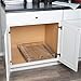 HOLDN’ STORAGE Pull Out Cabinet Organizer, Heavy Duty Caddy w/Lifetime Limited Warranty -17”W x 21”D - Requires At Least 18-1/4” Cabinet Opening, Steel Metal Cabinet Drawers Slide Out, Chrome