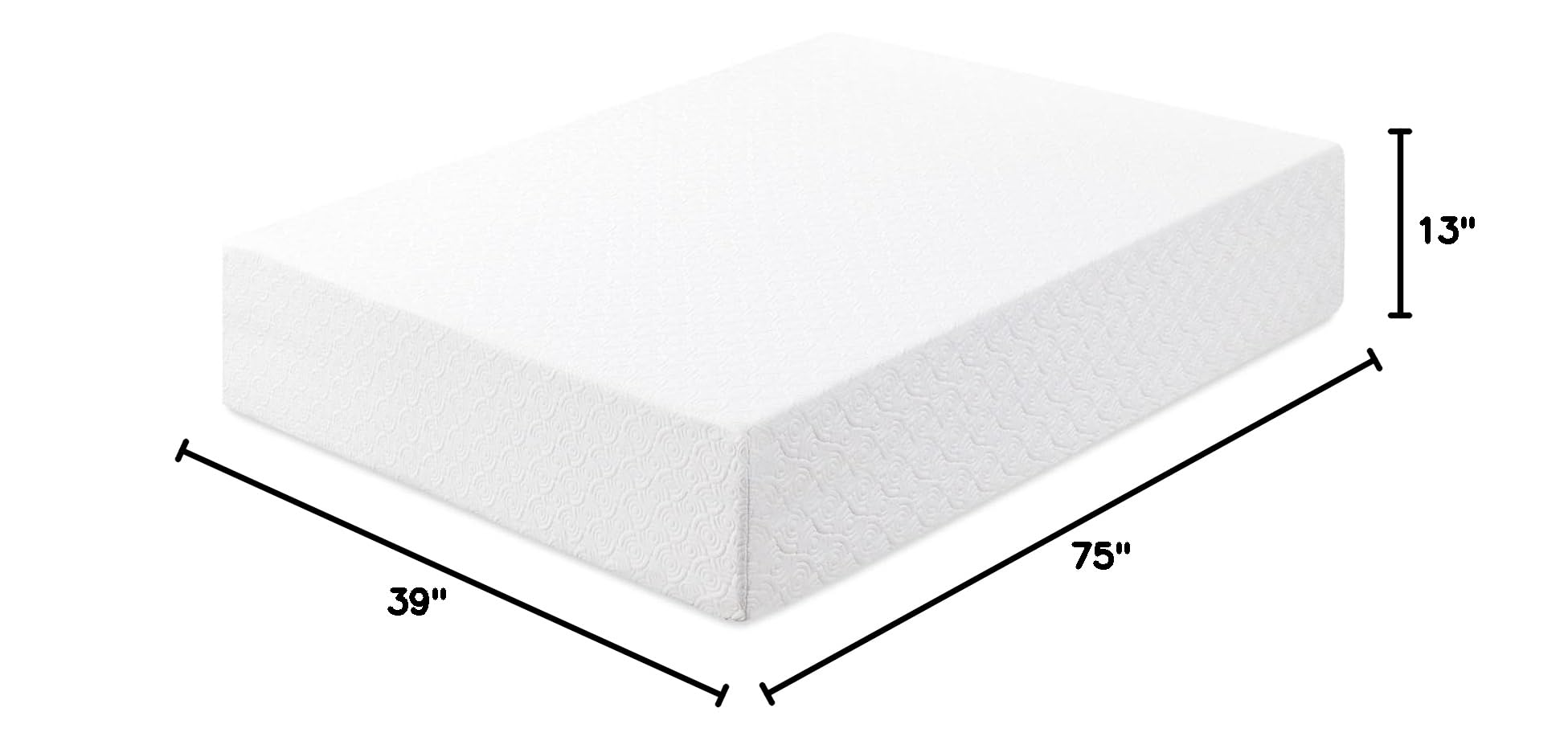 Best Price Mattress 13 Inch Signature Gel Memory Foam Mattress, Cooling