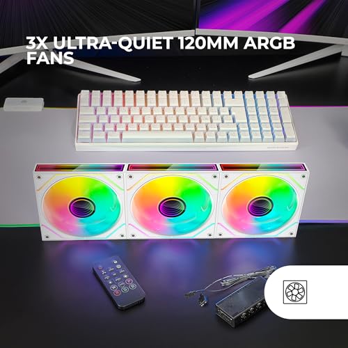 Mars Gaming MF3DPROKIT système de refroidissement d'ordinateur Boitier PC Ventilateur 12 cm Neuf - vue 8