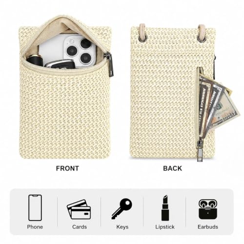 Image of Small Crossbody Women Cell Phone Purse Wallet Bag With Shoulder Strap