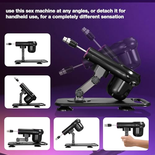 Remote Thrusting Dildo Machine with 8 Attachments Sex Machine - Image 5