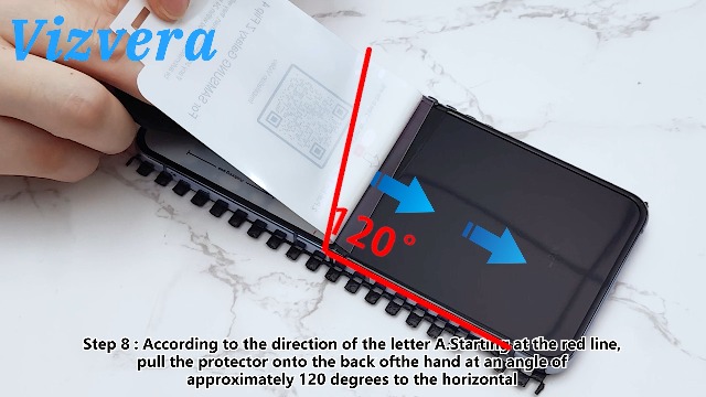 Vizvera Screen Protector for Samsung Galaxy Flip 4-2 Pack EPU Film with Tempered Glass Camera Lens Protector - Case Friendly