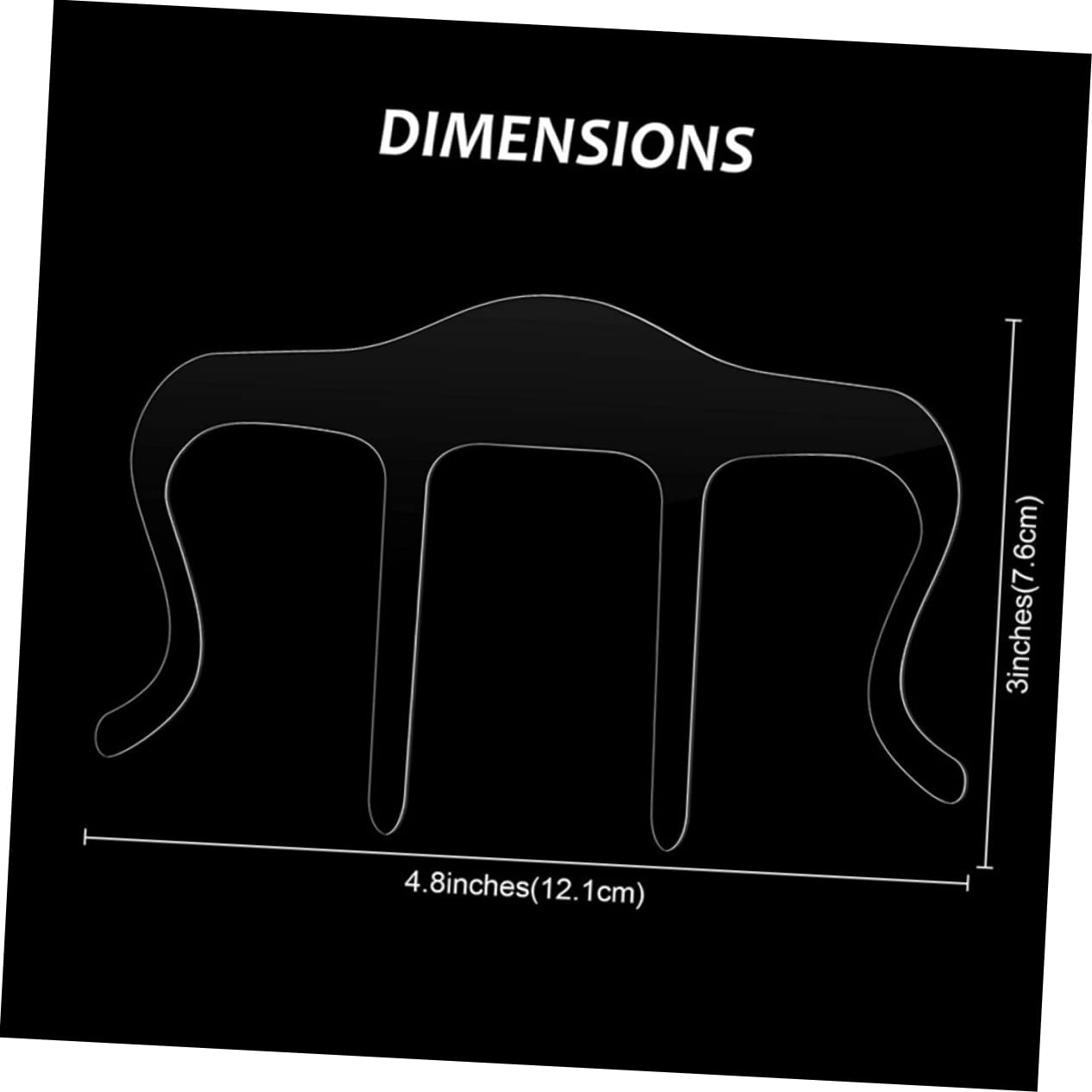 BESTonZON 4pcs Transparent Page Clips Easy to Use Recipe Magazine and Music Book Holders Lightweight and Portable for Organizing Papers and Documents