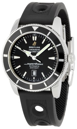 Breitling Men's A1732024/B868 SuperOcean Heritage Black Dial Watch