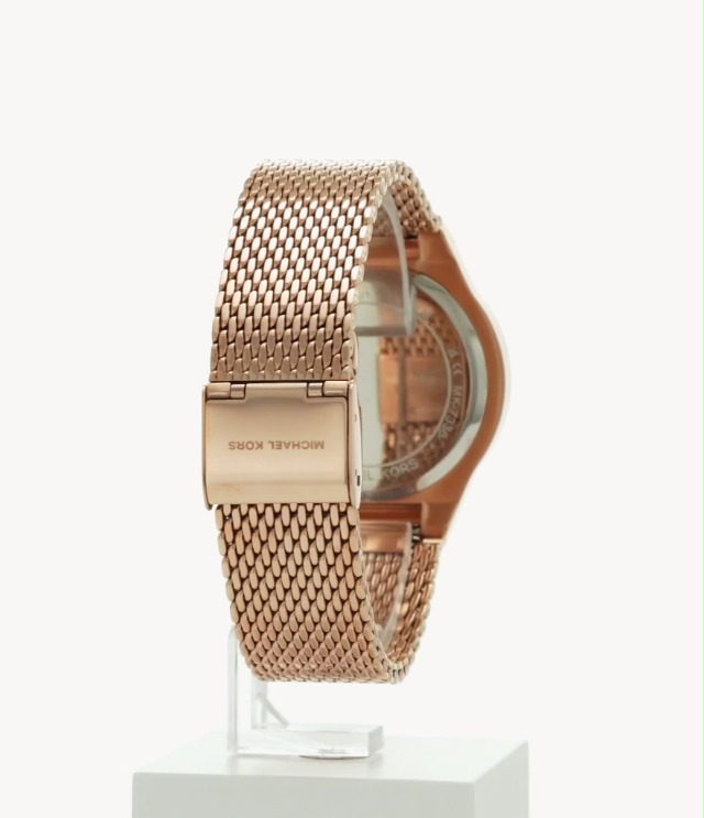 Amazon.com: Michael Kors Lennox Three-Hand Rose Gold-Tone  display picture 1