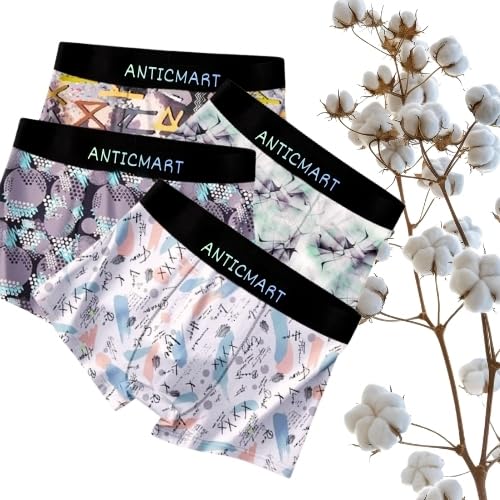 Image of Men's Airsoft Anti-Bacterial Trunks (Pack of 4) | Breathable Nylon | Sweat-Wicking Comfort | Everyday Regular Fit