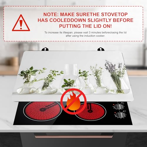 Image of Stove Top Cover for Home Decoration Kitchen Pad Washable Cooktop Covers Countertop Stove Protector Mat for Home Kitchen Cooktops (vase, 28 inchx20 inch)