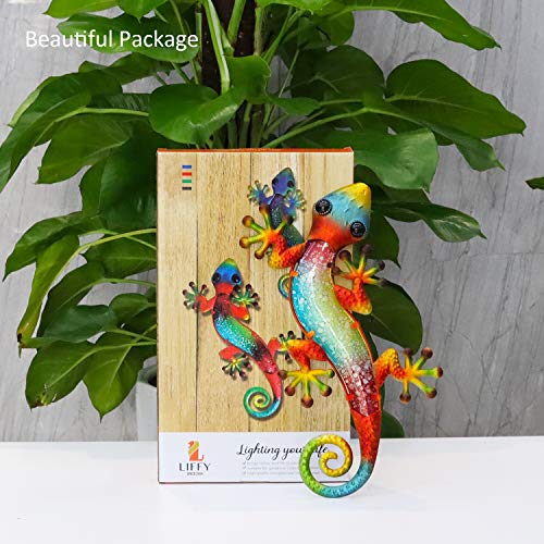 Liffy Decorazione in lucertola per esterni in