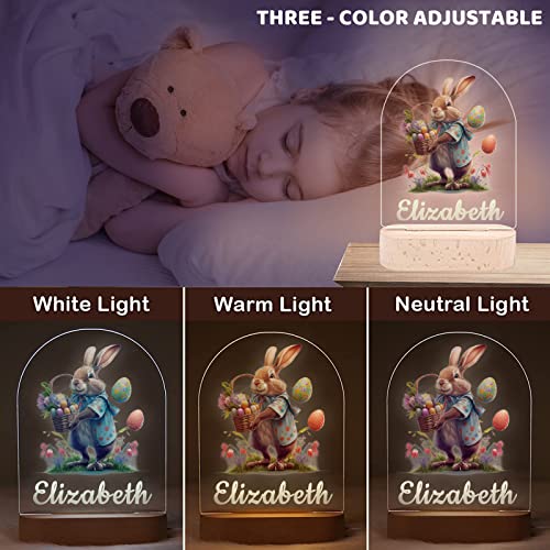 Lámpara de noche personalizada para niños con nombre miniatura 4