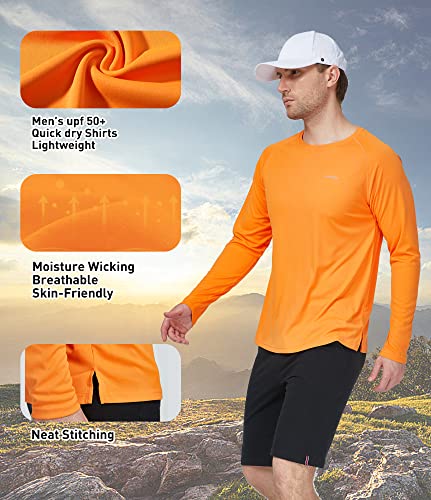 Camii Mia Mens Long Sleeve Sun Protection Shirts, Sun Shirts for Men UPF 50+ SPF T-Shirts for Fishing, Running, Hiking4