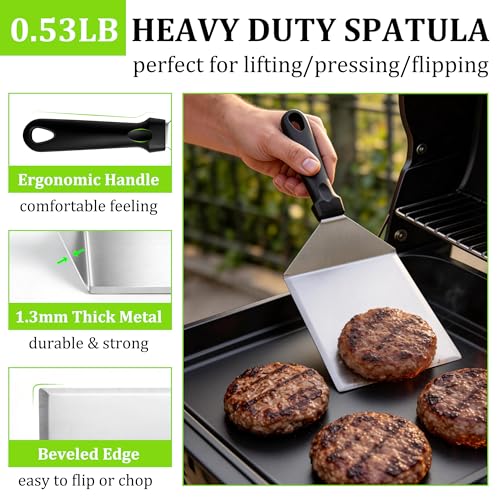 Kit de 5 piezas para hamburguesas de acero inoxidable HaSteeL miniatura 4