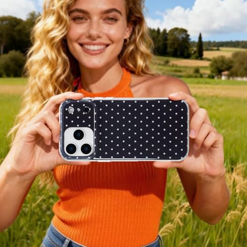 Coque iPhone 17 Pro Max protection silicone motif pois - 6