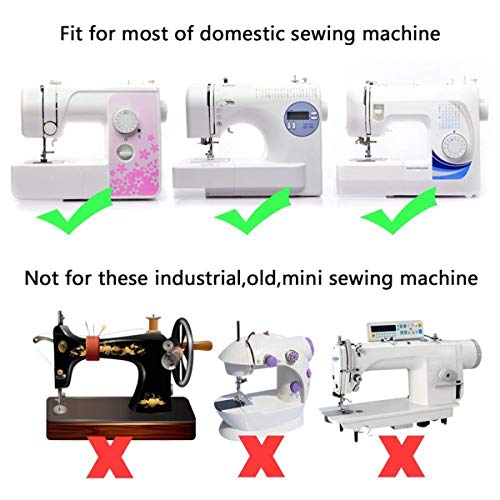 Pie prensatela ajustable para máquina de coser con cremallera miniatura 6