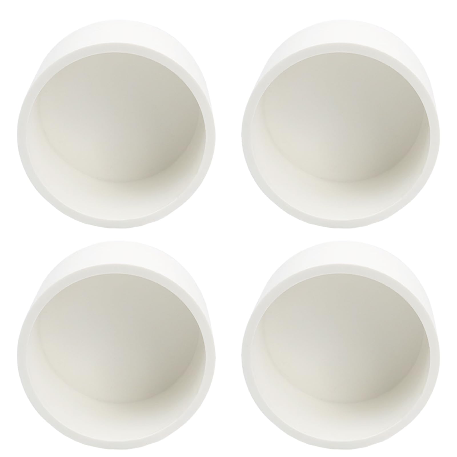 Photo 1 of 4Pcs 3 inch PVC Pipe End Cap Plug, Pipe Plug Socket Fittings, Connector for Building Furniture DIY Garden Shelf, Schedule 40