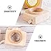 6 Pcs Kids Kaleidoscope Camera Toy - Wooden Miniature Cameras with Lenses, Educational and Decorative Toy for Birthday Party Favors, Beige, 2.04 * 1.88 * 2.95 Inch