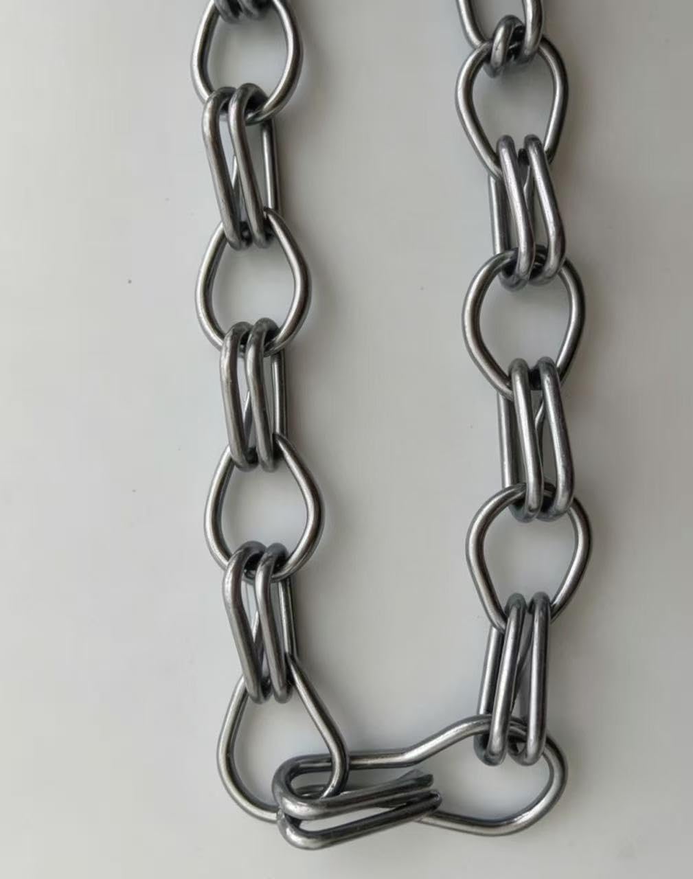 VeYocilk Aluminum Metal Silver 200 cm Chain Link for Chain Fly Screen Chain Curtain