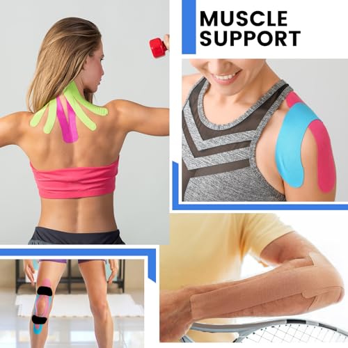 Nuitpy 5 Rolls Waterproof Kinesiology Tape thumb #5