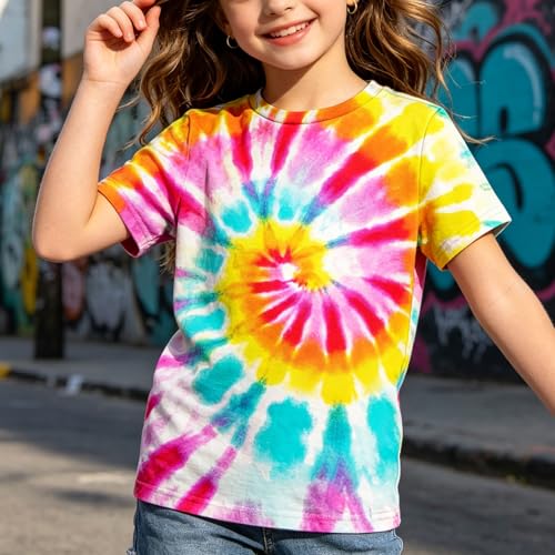 Image of Hgvoetty Boys Girls Graphic T-Shirts Kid 3D Casual Tops Tees for 6-16 Years