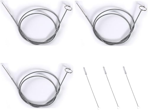 Cepillo de alambre largo para techo corredizo Herramientas de limpieza adecuadas para automóviles y refrigeradores, 60 pulgadas, 3 piezas y 7 disponible en Yaxa Peru