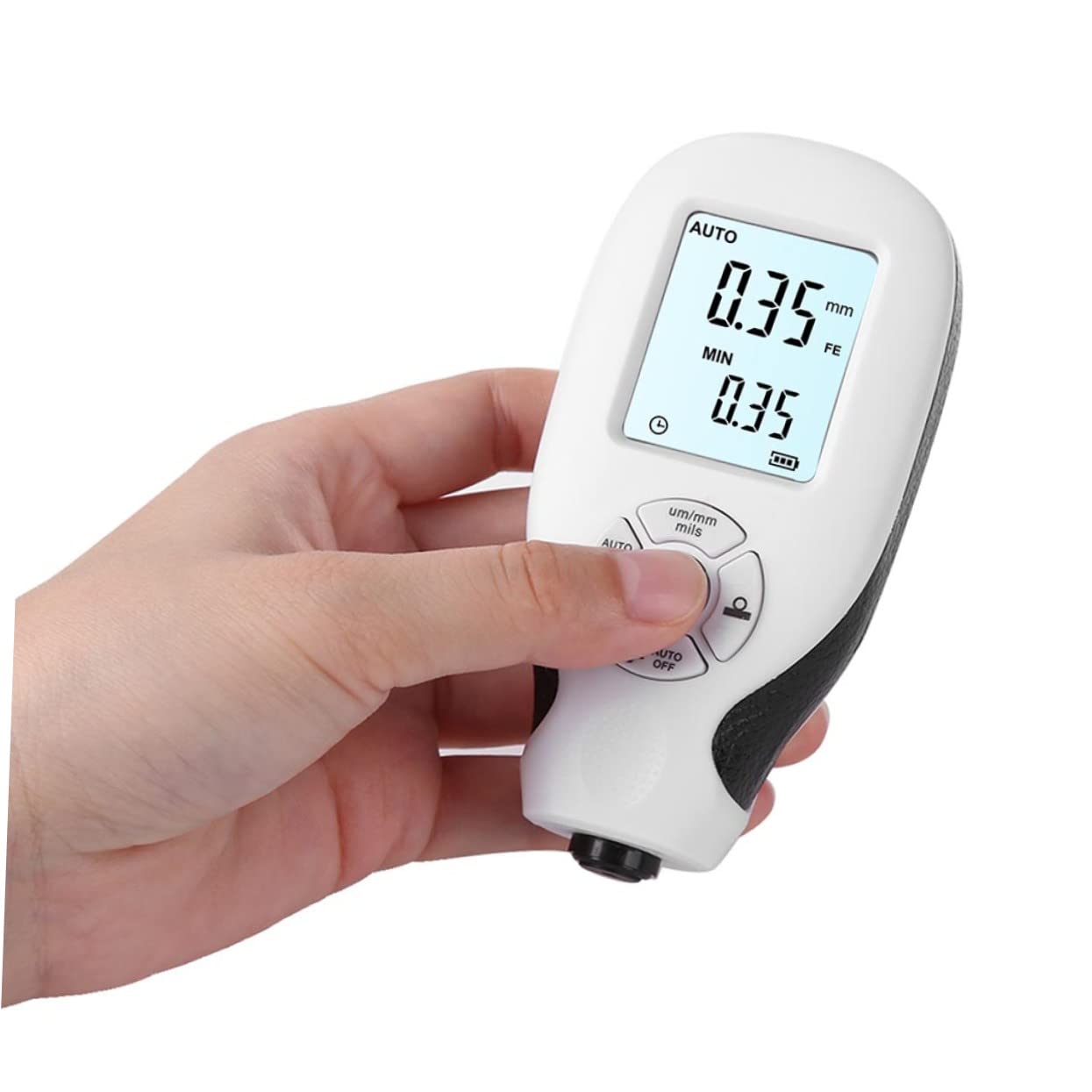 Cabilock 3pcs Portable Digital Automotive Paint Coating Thickness Gauge Car Paint Depth Gauge for Cars