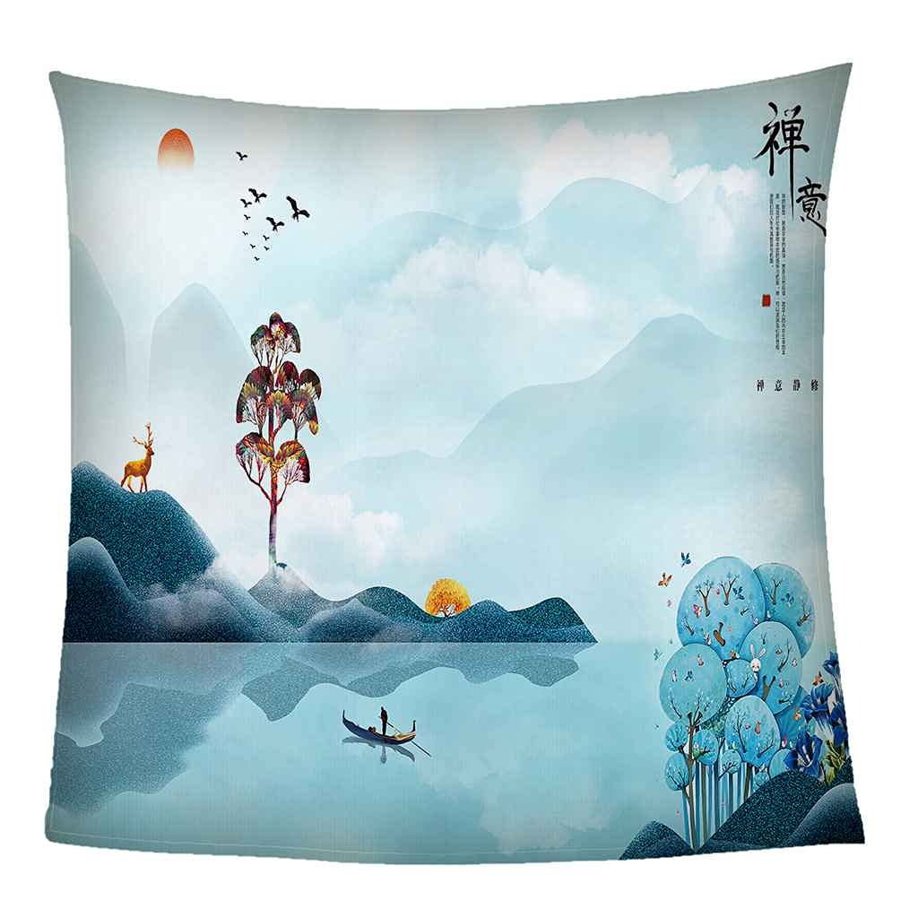 Couverture polaire contre les nuits fraîches plaid flanelle wapiti doux 3D