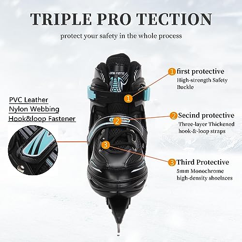 JGMLZK Adjustable Ice Skates