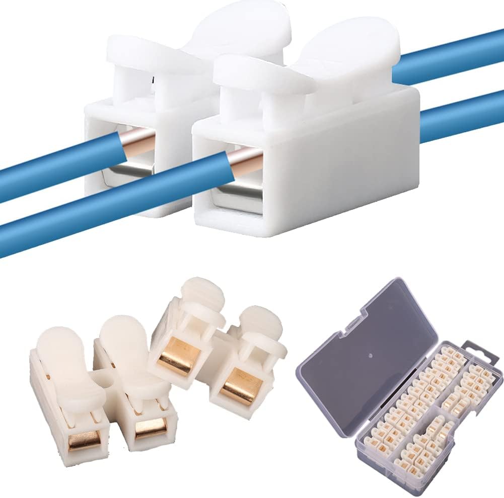 IPQYIHF Push Quick Wire Cable Connector, Copper Core CH2