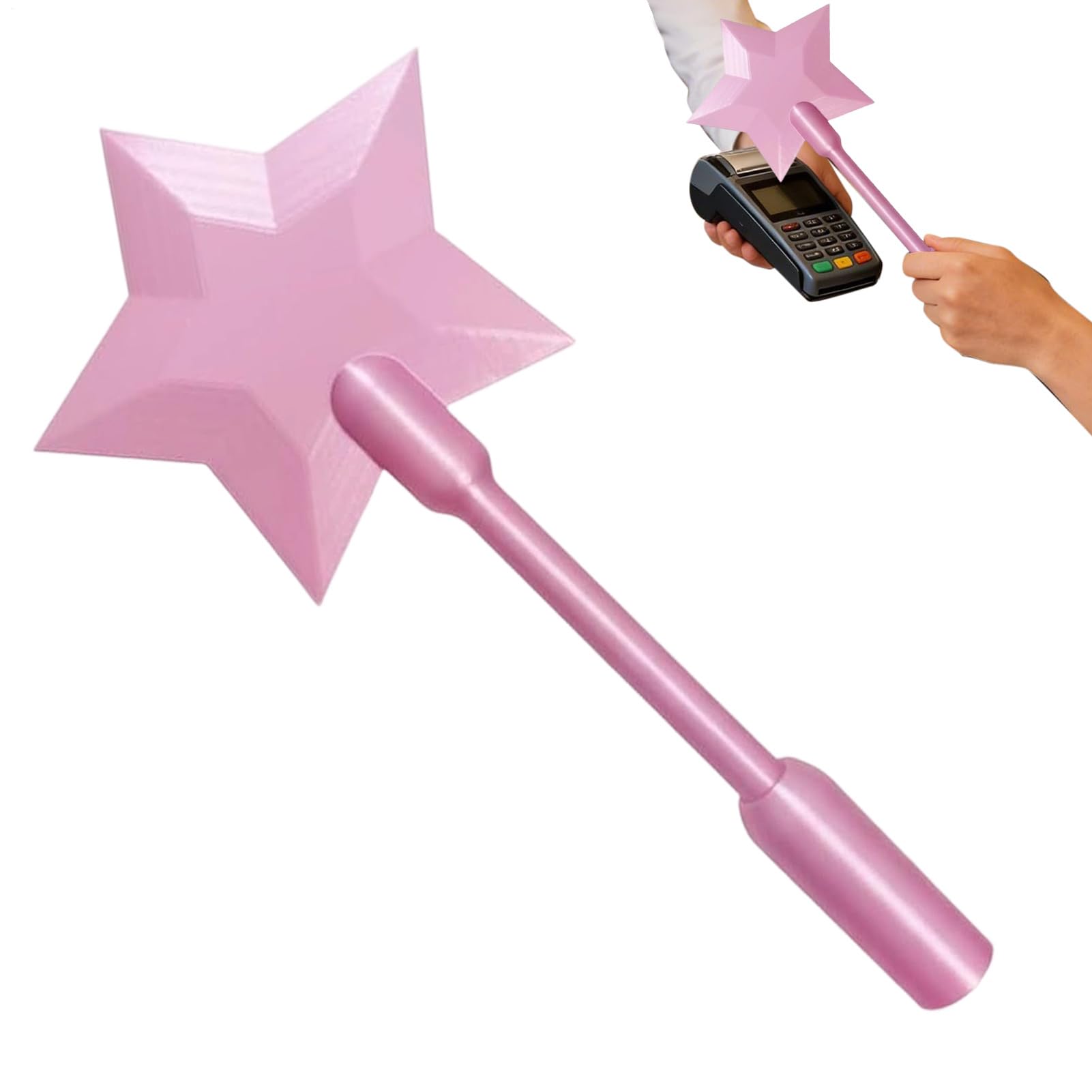 Porta Tarjetas Pago Sin Contacto Varitas Estrella - Varitas Impresa En 3D Toque para Pagar, Tarjetas Crédito MágicasVaritas, Wand Mágicas De Estrellas para Niños Fans del Cosplay, Magos, Compras — view 12