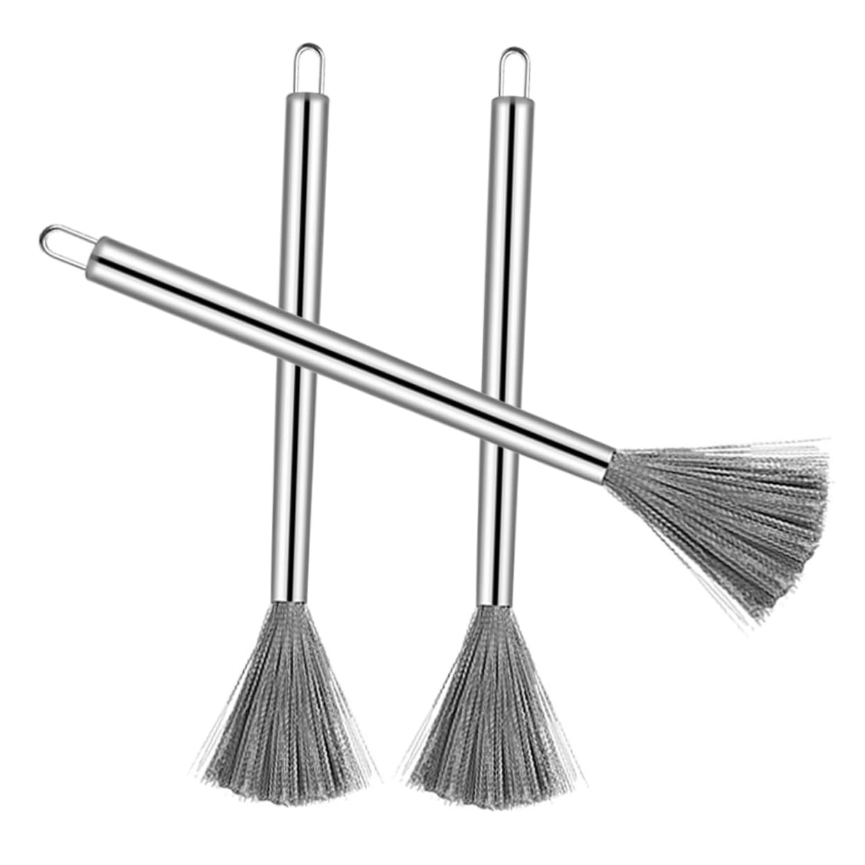 ifundom Cepillo De Limpieza De Cocina Inoxidable Mango para Fregar Ollas Y Utensilios De Cocina Herramienta Multifuncional De Limpieza para Y Restaurantes 3 Piezas X 4