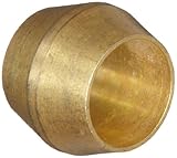 Anderson Metals Brass Compression Tube Fitting, Sleeve, 5/16