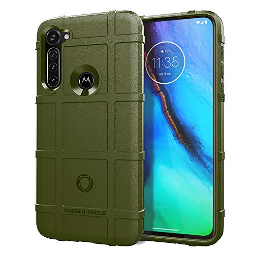 NOKOER Funda para Motorola Moto G Pro, TPU Material Case [Armadura] Anti-Caída Funda para Telefono [Antideslizante] [Huella Digital Anti] Cover - Verde