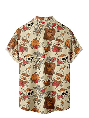 Tropical Shirts Button Down Holiday Casual Hawaiian Short Sleeve Men Loose Beach Shirts2