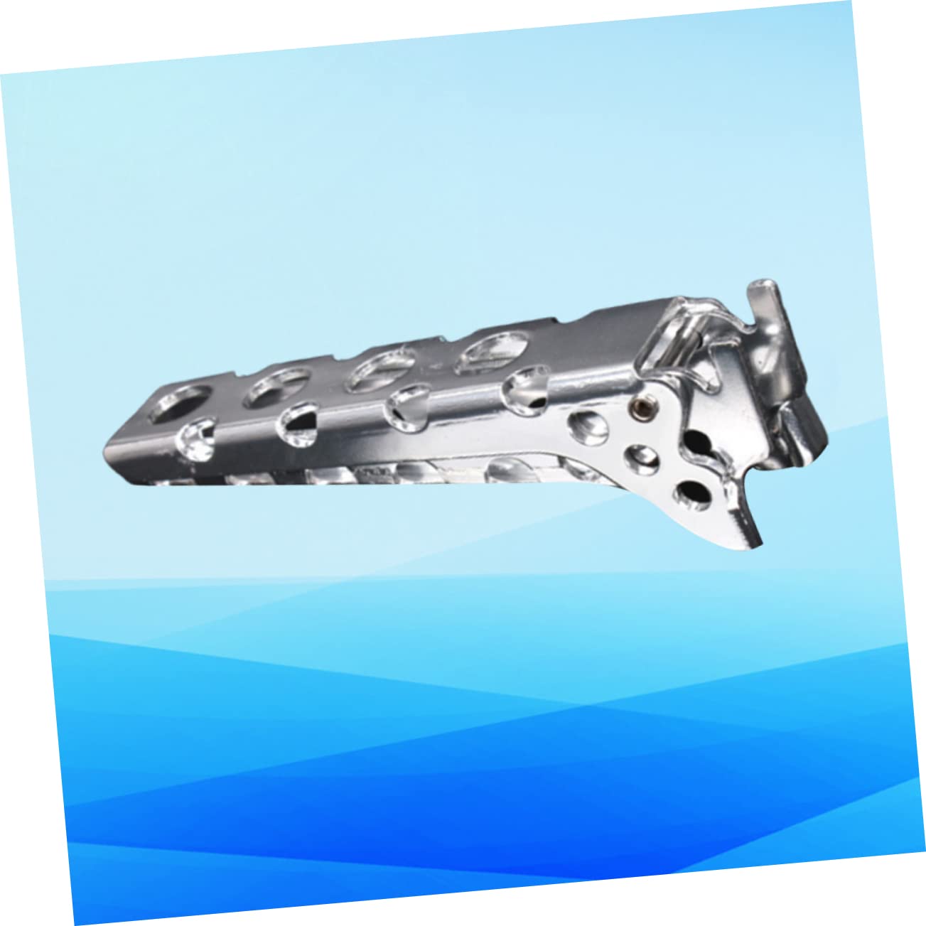 MUCKLILY 3pcs Camping Pot Clip Gripper Lightweight Scalding Tool for Hot Pans and Bowls for Bbqs Picnics and Outdoor Cooking Compact Design Silver