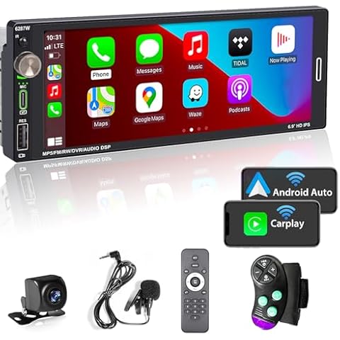 Alondy Car Stereo with 6.9" Touchscreen Cover