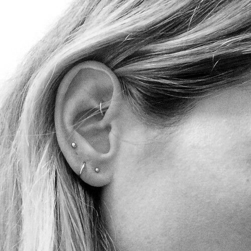 14k White Gold Endless Earrings Round Slim Flexible Thin Continuous Real 14-karat Gold Hoops4