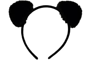 Fluffy Panda Ears Furry Headband for Cozy Chic