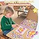 Homgaty 1500 Stück Große Bügelperlen 10mm mit Steckplatten und Bügelpapier, 10 Macaron Pastell Farben XL Steckperlen Nachfüllset, Kreatives Perlenset für Kinder ab 3 Jahren