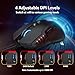 acer Wired Gaming Mouse, 12800 DPI Mouse Gaming RGB, 1000Hz Polling Rate, 8 Programmable Button, 12 Backlights, High Precision, Rapid Fire, Ergonomic Computer Mouse with Driver for Laptop, PC, Mac
