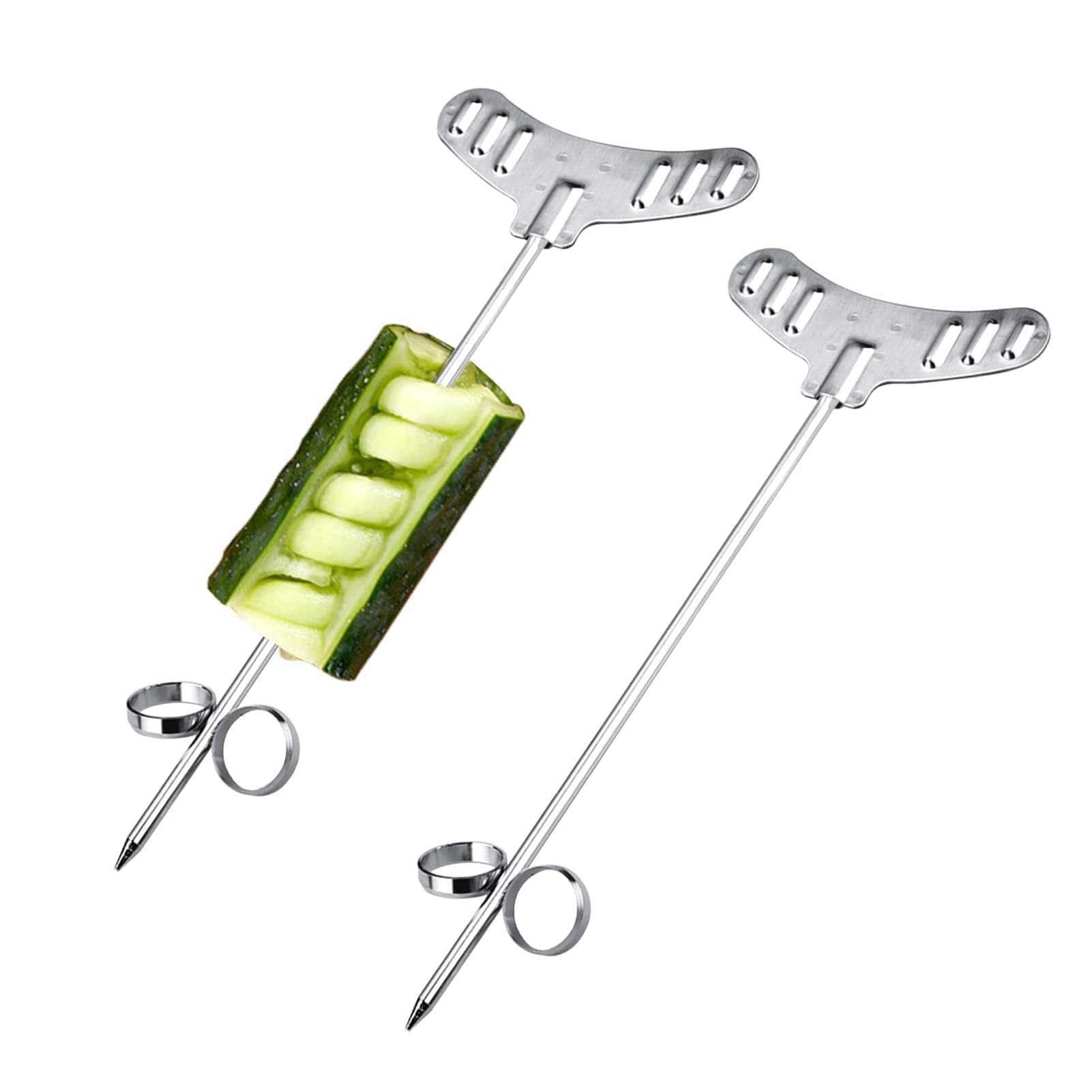 Potato Spiral Cutter,Vegetable Spiral Cutter,1Pcs Vegetables Spiral Carving Tool,Manual Spiral Screw Slicer Cutter Spiralizer Stainless Steel Screw Winder Twist Spiral Cutter for Carrot Cucumber