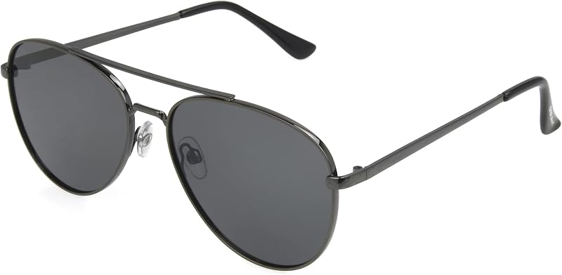 Foster Grant Men's Oliver Polarized for Digital Sunglasses, Gunmetal, 59mm