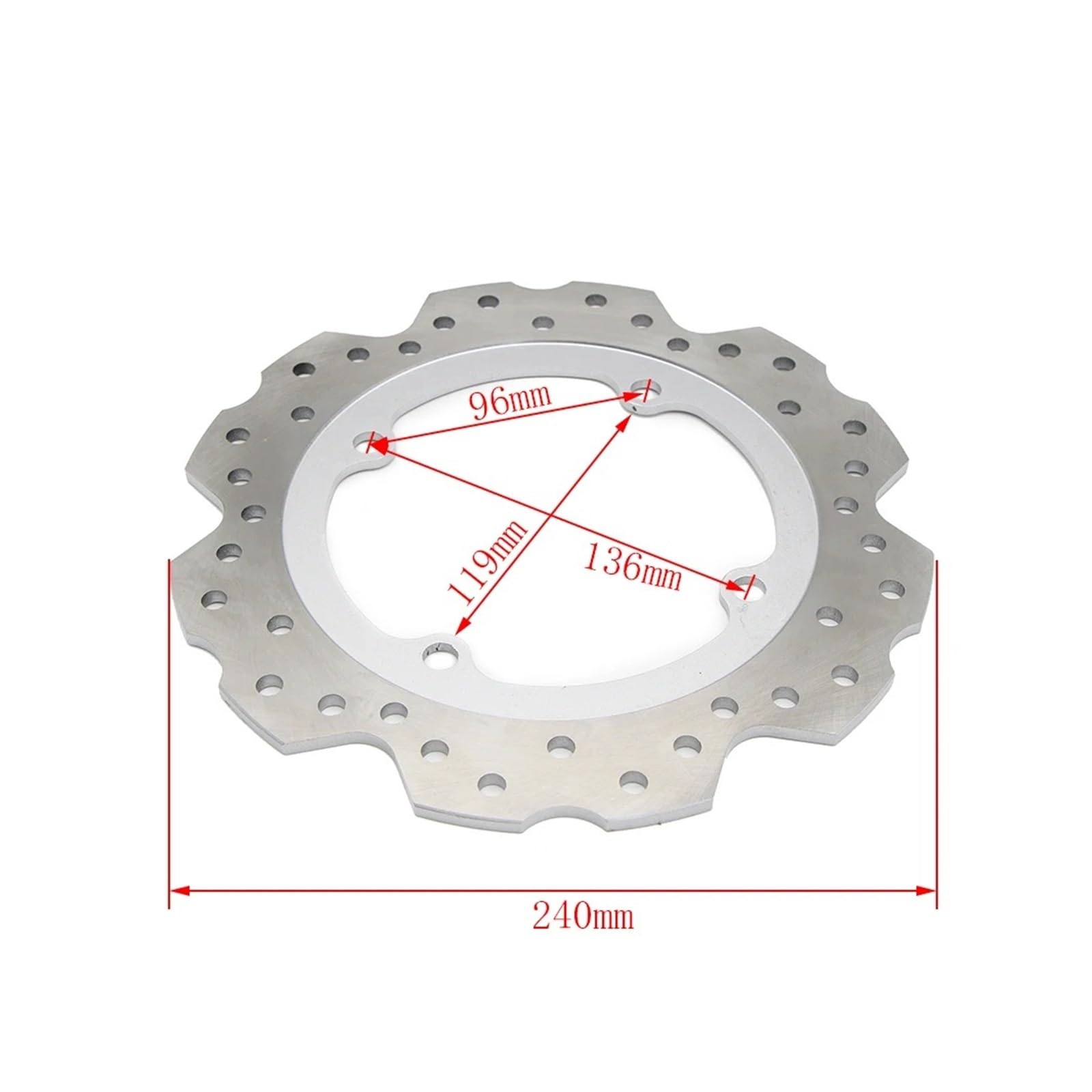 Dischi Freno In Acciaio Legato Per CBR650R 2019-2021 Per ADV 750 H Per X-ADV DCT 2017 2018-2021 CBR 650 R Per CBR650 650R Disco Freno Posteriore Per Moto
