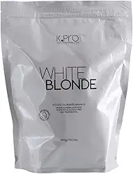 K Pro White Blonde Pó Descolorante Branco Dust Free 800 g - Refil - R