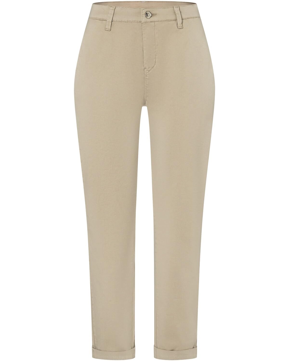 MAC Chino Turn Up Damenhose golden Terra PPT