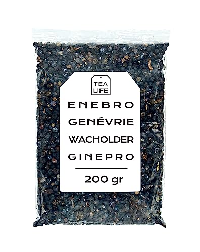 Bayas de Enebro 200g - Bayas de Enebro Enteros - Te Bayas de Enebro - Bayas de Enebro a Granel - Propiedades Naturales (200 gr)