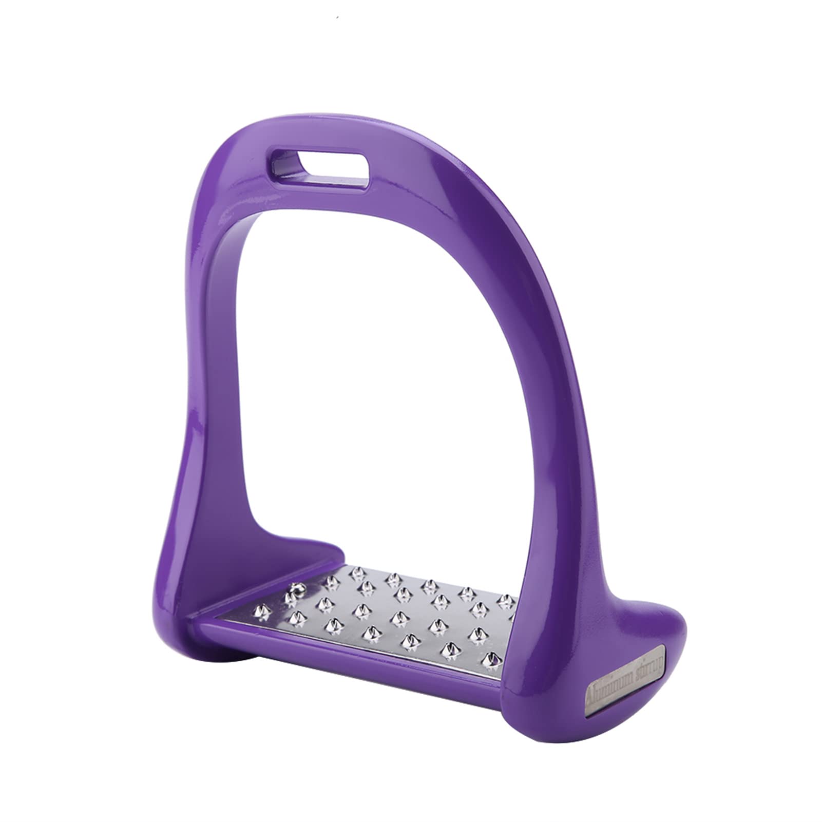 Estribo de equitación antideslizante de acero inoxidable, estribo de aluminio ecuestre, diseño ligero y duradero con 5 opciones de color para jinetes, 120 x 36 mm