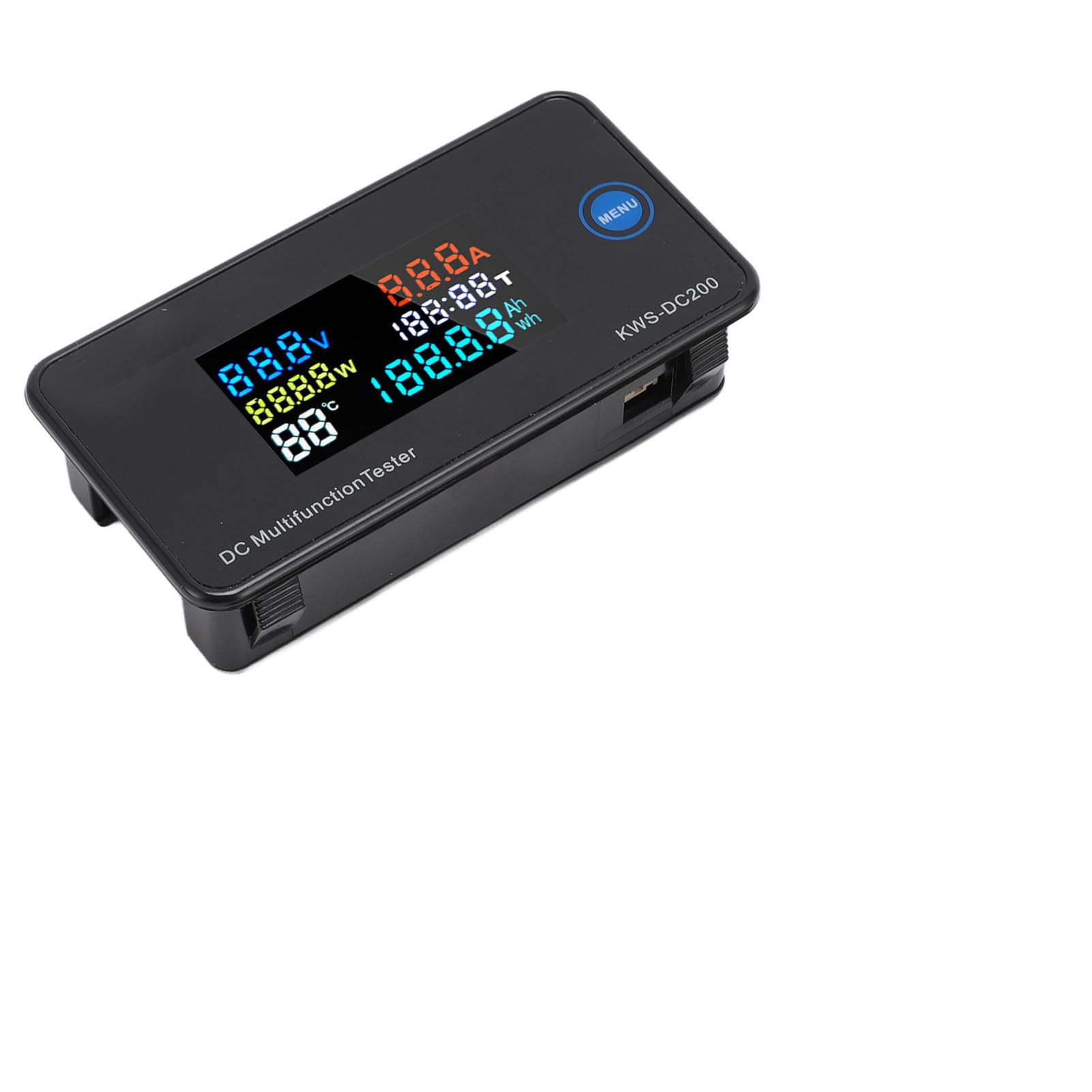 DC Voltage Current Tester Durable and EasytoOperate DC Multimeter for Factory Laboratory, Black