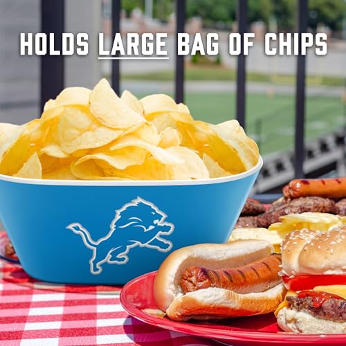 Image of YouTheFan NFL Detroit Lions Large Party Bowl