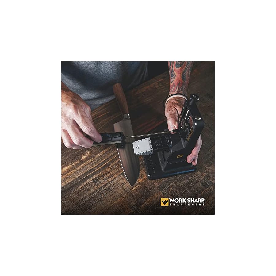 Work-Sharp-Precision-Adjust-Knife-Sharpener Work Sharp Precision Adjust Knife Sharpener - Knife Sharpening Tool Kit - Sharpens Kitchen & Serrated Knives