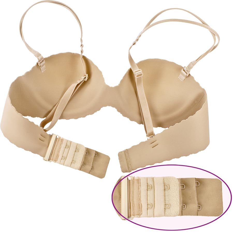 Bra Back Band Reducer Beige2